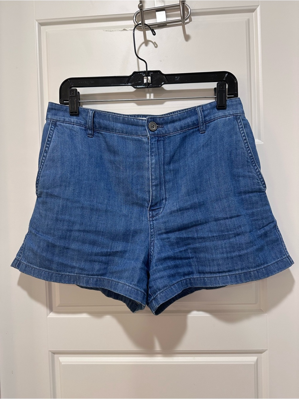 Madewell Midrise Blue Denim Shorts